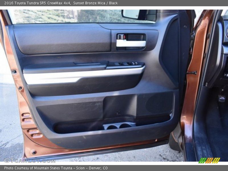 Sunset Bronze Mica / Black 2016 Toyota Tundra SR5 CrewMax 4x4