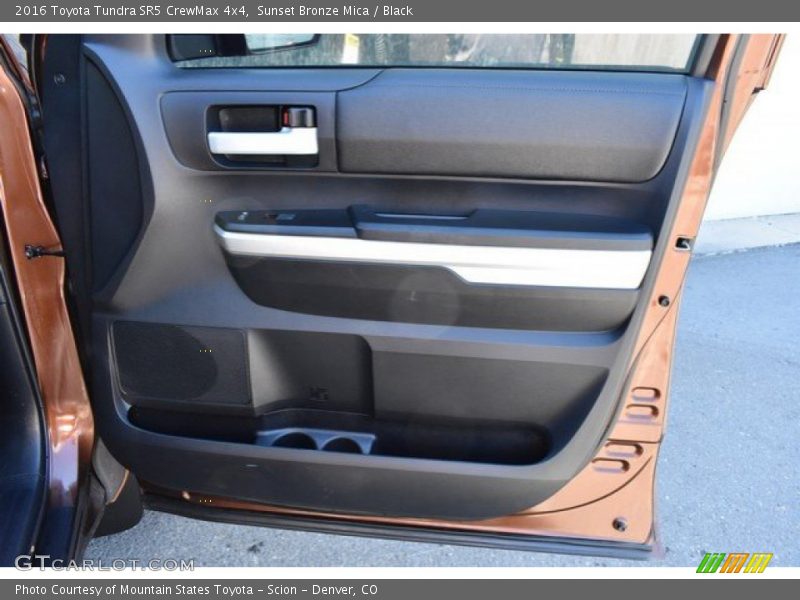 Sunset Bronze Mica / Black 2016 Toyota Tundra SR5 CrewMax 4x4