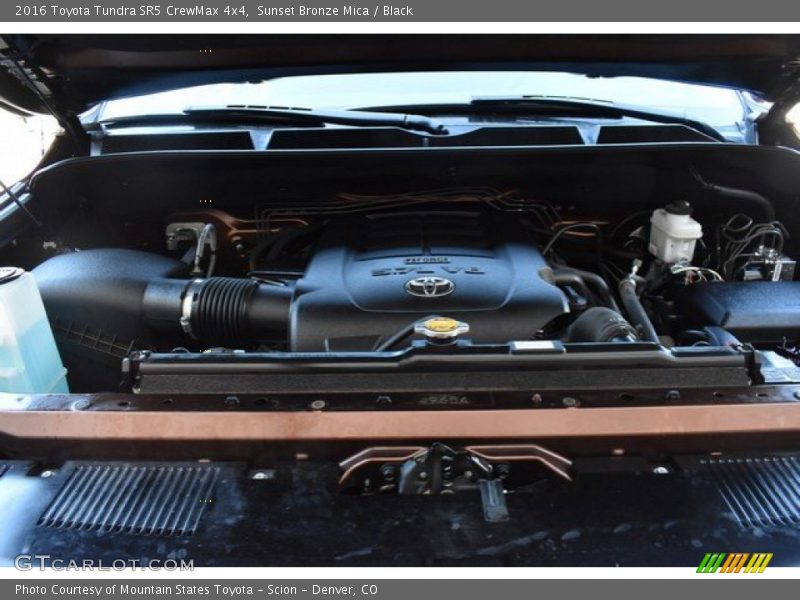 Sunset Bronze Mica / Black 2016 Toyota Tundra SR5 CrewMax 4x4