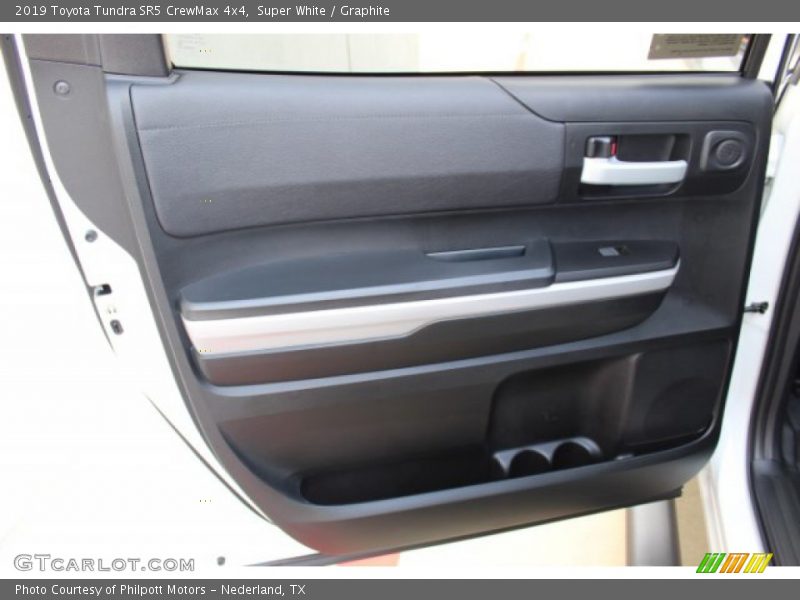 Super White / Graphite 2019 Toyota Tundra SR5 CrewMax 4x4