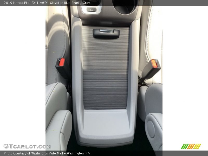 Obsidian Blue Pearl / Gray 2019 Honda Pilot EX-L AWD