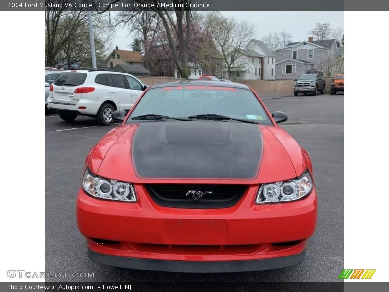 Competition Orange / Medium Graphite 2004 Ford Mustang V6 Coupe