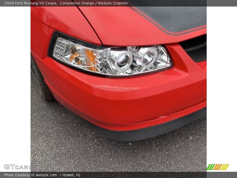 Competition Orange / Medium Graphite 2004 Ford Mustang V6 Coupe