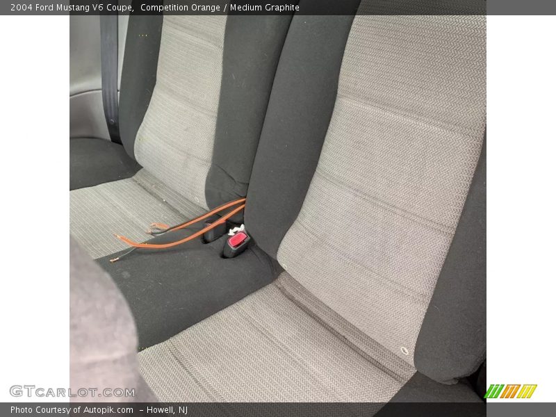 Competition Orange / Medium Graphite 2004 Ford Mustang V6 Coupe