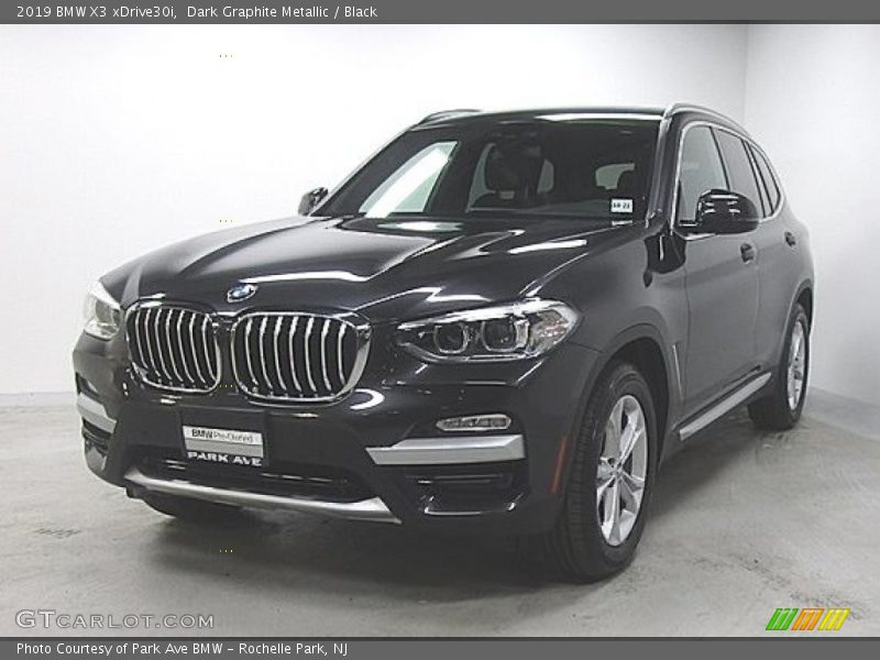 Dark Graphite Metallic / Black 2019 BMW X3 xDrive30i