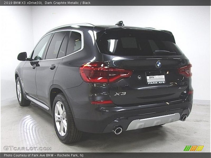 Dark Graphite Metallic / Black 2019 BMW X3 xDrive30i
