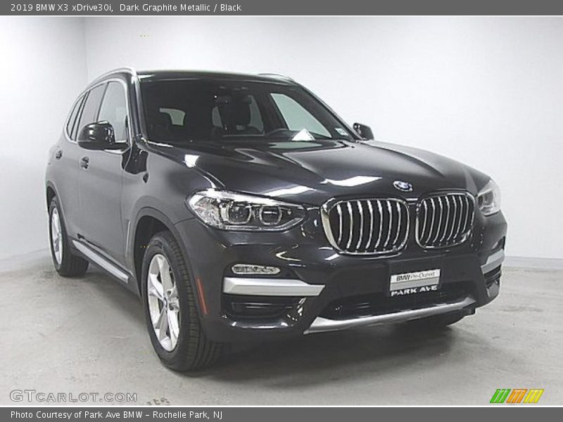 Dark Graphite Metallic / Black 2019 BMW X3 xDrive30i