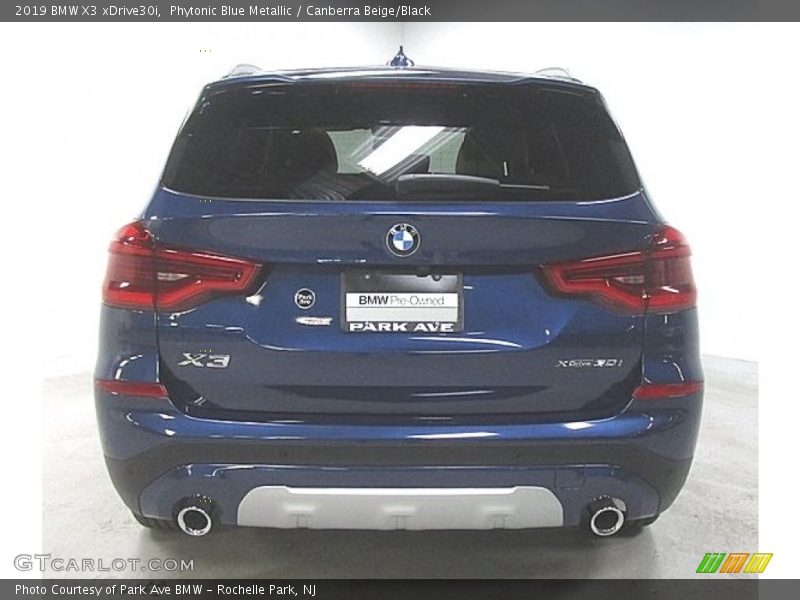 Phytonic Blue Metallic / Canberra Beige/Black 2019 BMW X3 xDrive30i