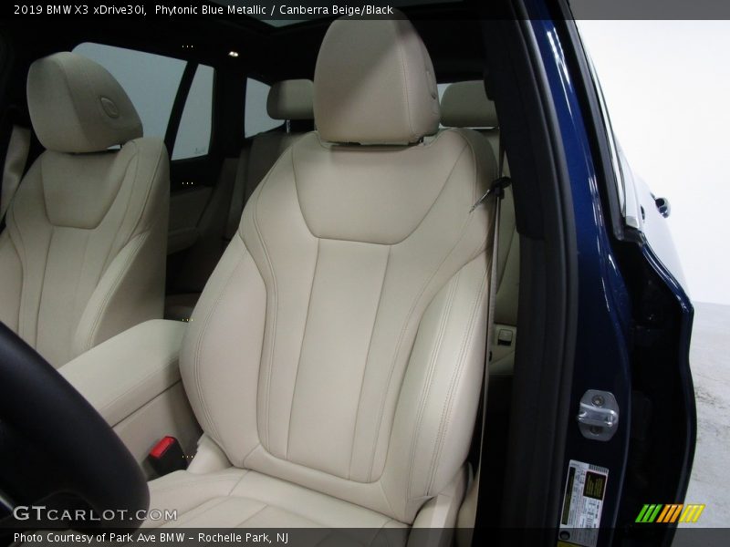 Phytonic Blue Metallic / Canberra Beige/Black 2019 BMW X3 xDrive30i