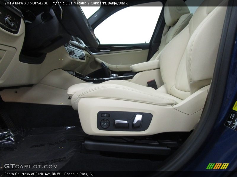 Phytonic Blue Metallic / Canberra Beige/Black 2019 BMW X3 xDrive30i