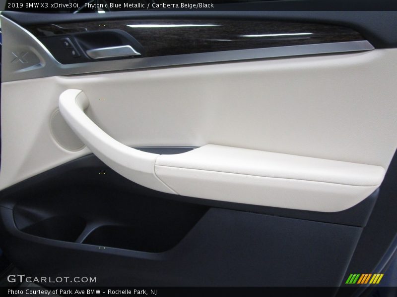 Phytonic Blue Metallic / Canberra Beige/Black 2019 BMW X3 xDrive30i