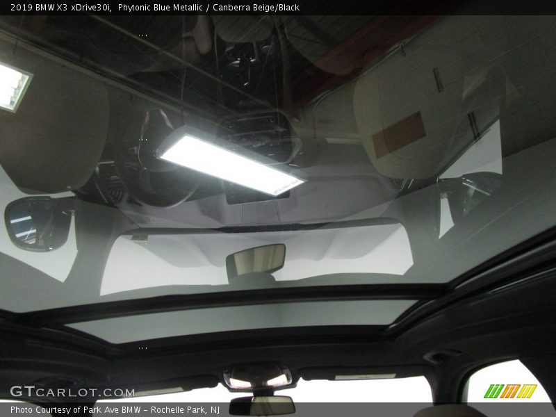 Phytonic Blue Metallic / Canberra Beige/Black 2019 BMW X3 xDrive30i