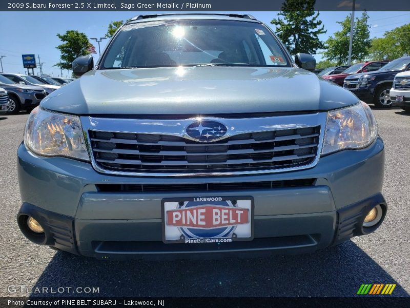 Sage Green Metallic / Platinum 2009 Subaru Forester 2.5 X Limited