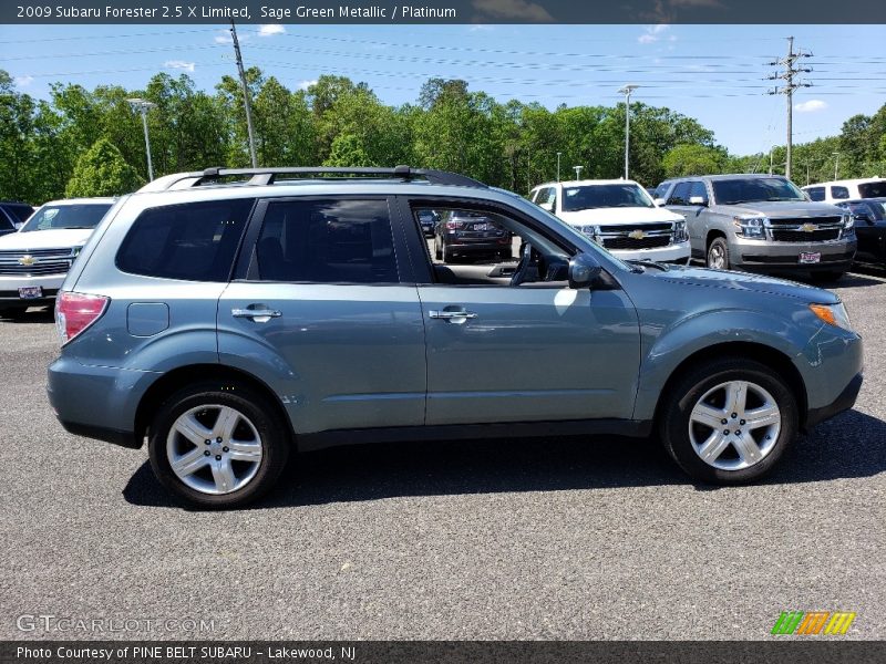 Sage Green Metallic / Platinum 2009 Subaru Forester 2.5 X Limited