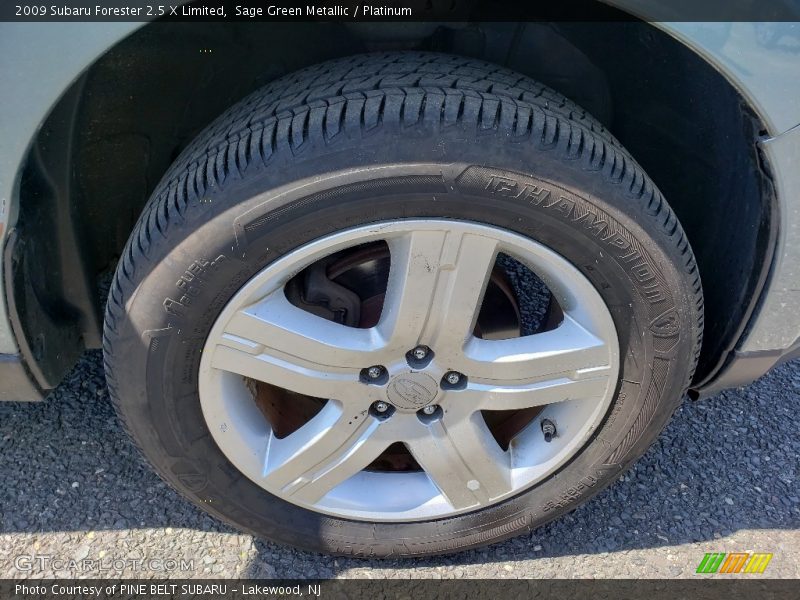 Sage Green Metallic / Platinum 2009 Subaru Forester 2.5 X Limited