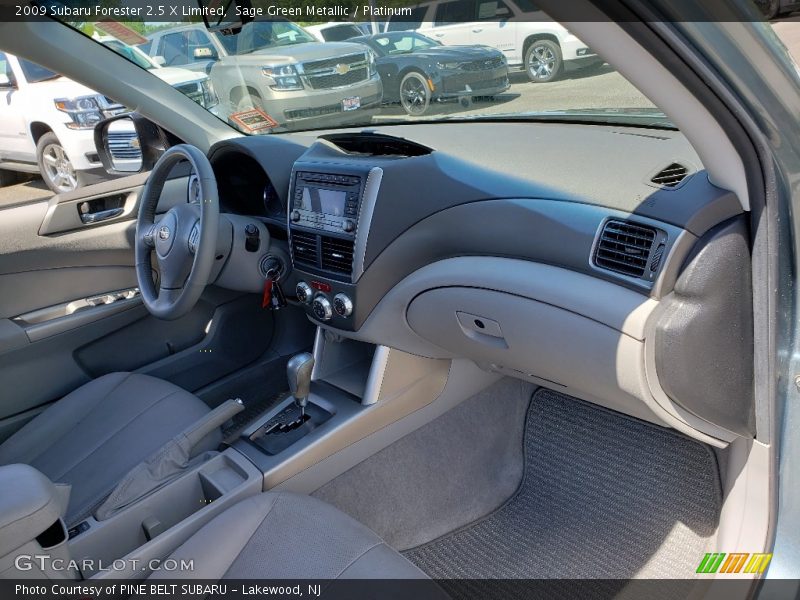 Sage Green Metallic / Platinum 2009 Subaru Forester 2.5 X Limited