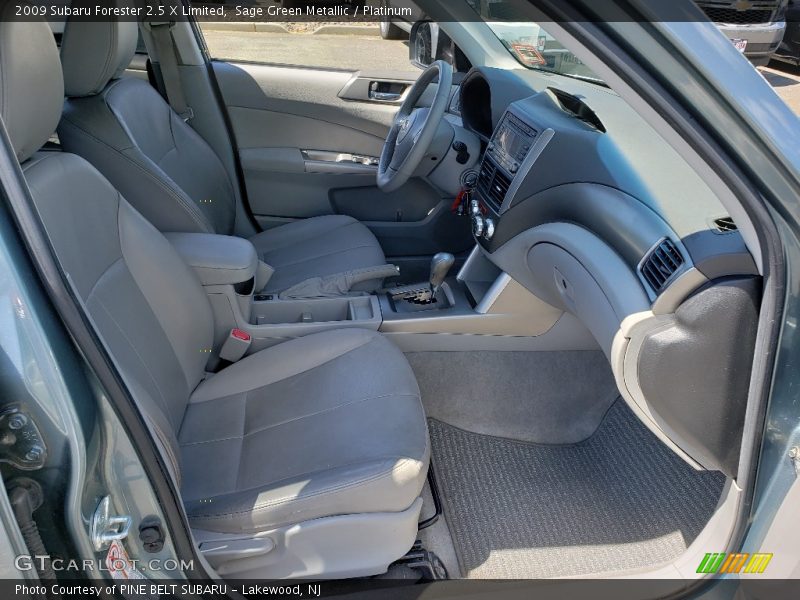 Sage Green Metallic / Platinum 2009 Subaru Forester 2.5 X Limited