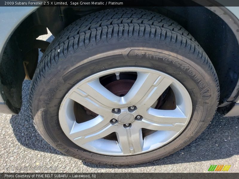 Sage Green Metallic / Platinum 2009 Subaru Forester 2.5 X Limited