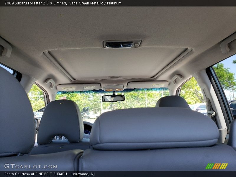 Sage Green Metallic / Platinum 2009 Subaru Forester 2.5 X Limited