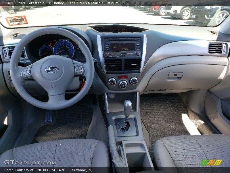 Sage Green Metallic / Platinum 2009 Subaru Forester 2.5 X Limited