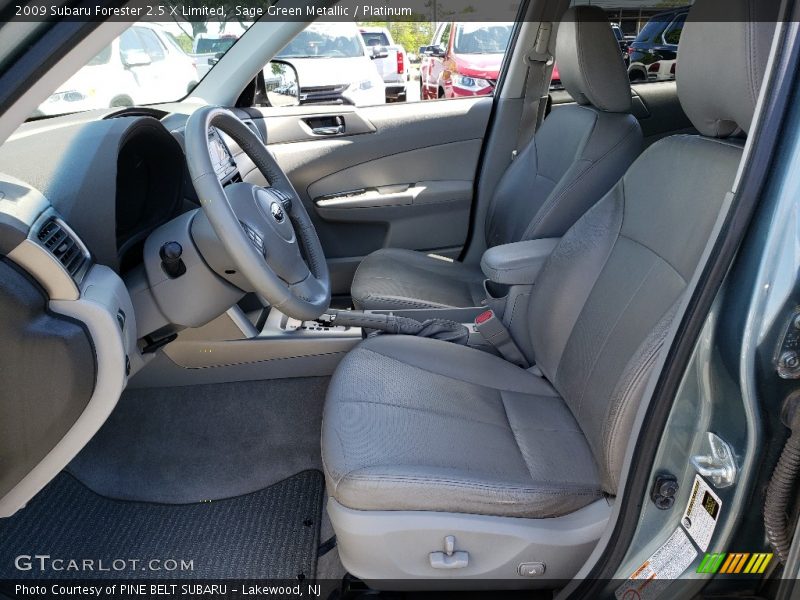 Sage Green Metallic / Platinum 2009 Subaru Forester 2.5 X Limited