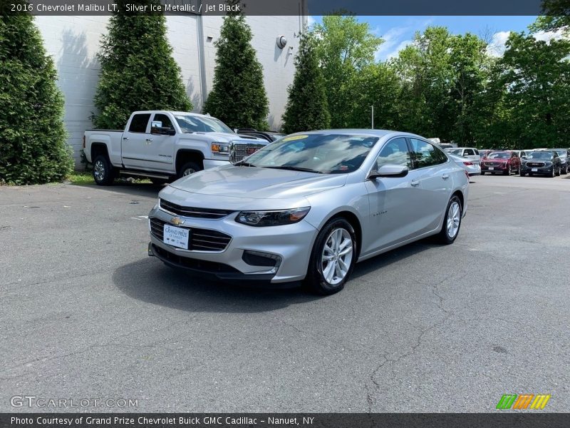 Silver Ice Metallic / Jet Black 2016 Chevrolet Malibu LT
