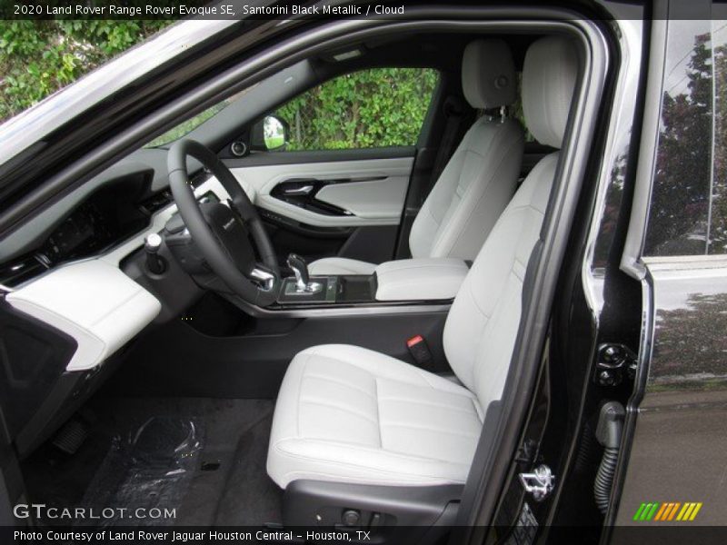 Front Seat of 2020 Range Rover Evoque SE