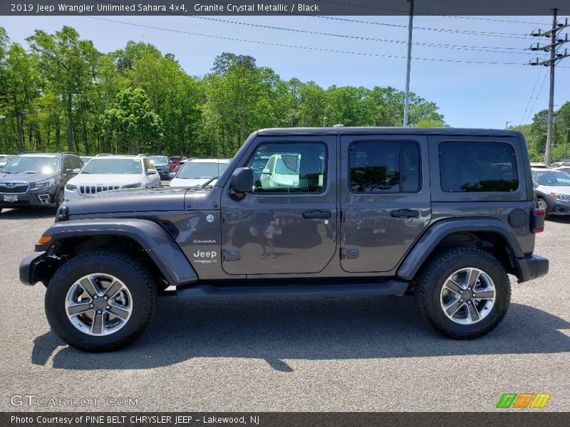 Granite Crystal Metallic / Black 2019 Jeep Wrangler Unlimited Sahara 4x4