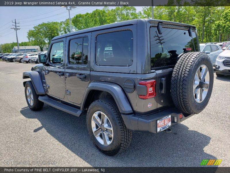 Granite Crystal Metallic / Black 2019 Jeep Wrangler Unlimited Sahara 4x4
