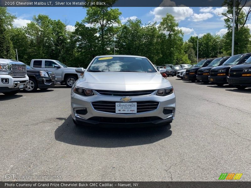 Silver Ice Metallic / Jet Black 2016 Chevrolet Malibu LT