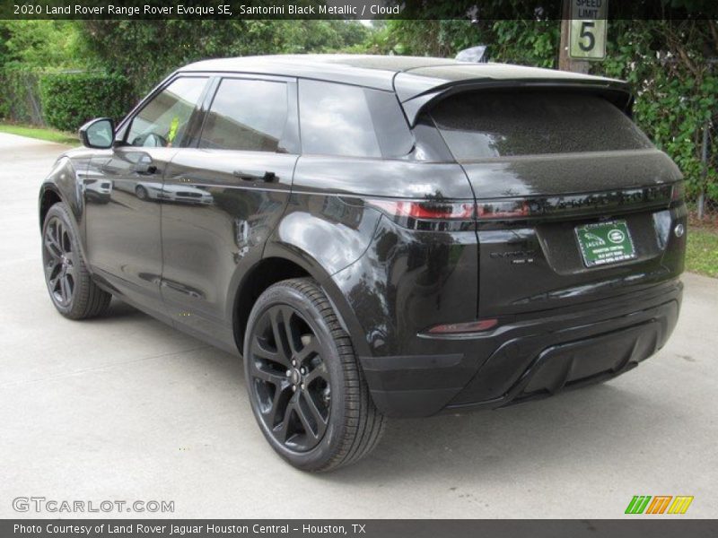 Santorini Black Metallic / Cloud 2020 Land Rover Range Rover Evoque SE