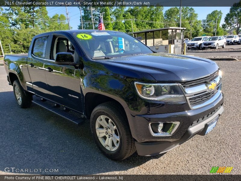 Silver Ice Metallic / Jet Black/Dark Ash 2016 Chevrolet Colorado LT Crew Cab 4x4