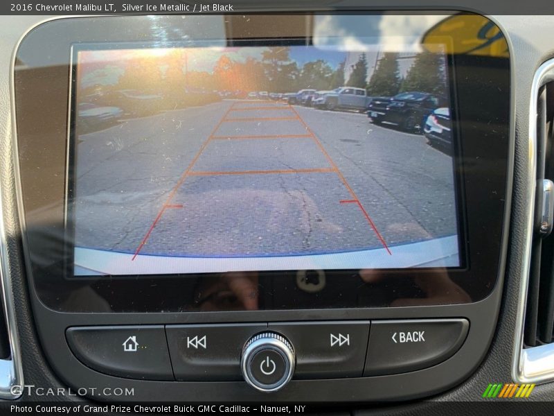 Silver Ice Metallic / Jet Black 2016 Chevrolet Malibu LT