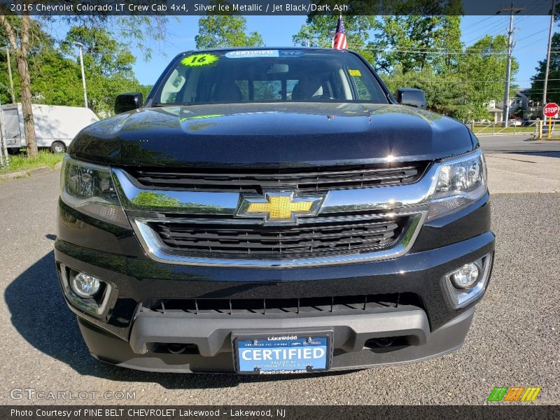 Silver Ice Metallic / Jet Black/Dark Ash 2016 Chevrolet Colorado LT Crew Cab 4x4