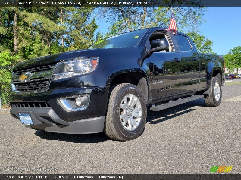 Silver Ice Metallic / Jet Black/Dark Ash 2016 Chevrolet Colorado LT Crew Cab 4x4