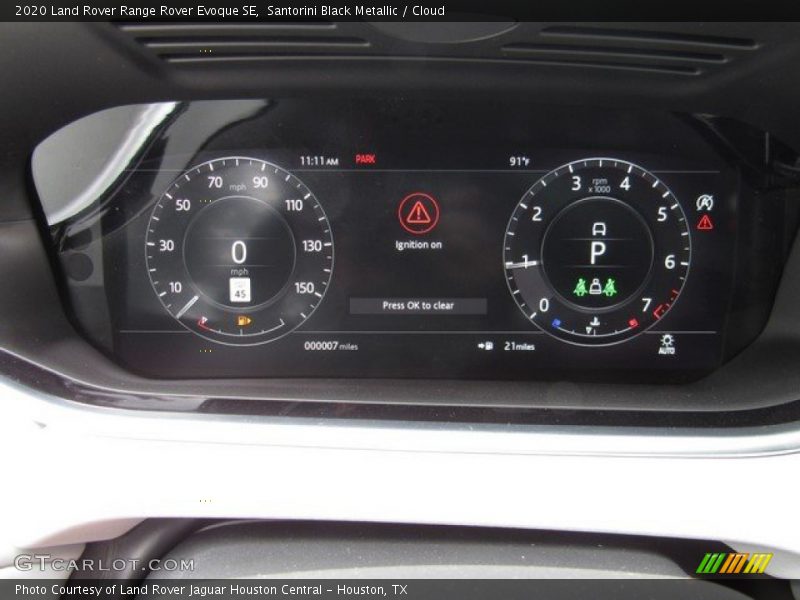 Santorini Black Metallic / Cloud 2020 Land Rover Range Rover Evoque SE