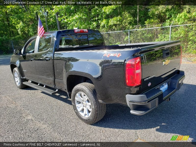 Silver Ice Metallic / Jet Black/Dark Ash 2016 Chevrolet Colorado LT Crew Cab 4x4