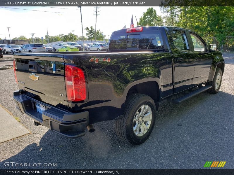 Silver Ice Metallic / Jet Black/Dark Ash 2016 Chevrolet Colorado LT Crew Cab 4x4