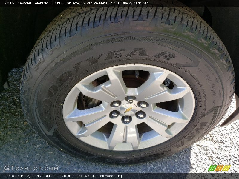 Silver Ice Metallic / Jet Black/Dark Ash 2016 Chevrolet Colorado LT Crew Cab 4x4