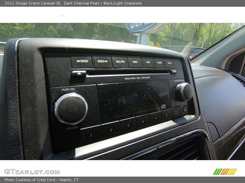 Dark Charcoal Pearl / Black/Light Graystone 2012 Dodge Grand Caravan SE