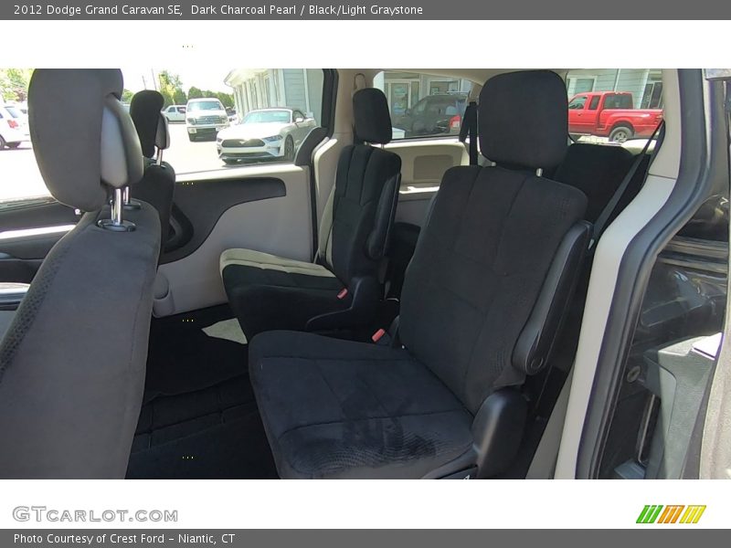 Dark Charcoal Pearl / Black/Light Graystone 2012 Dodge Grand Caravan SE