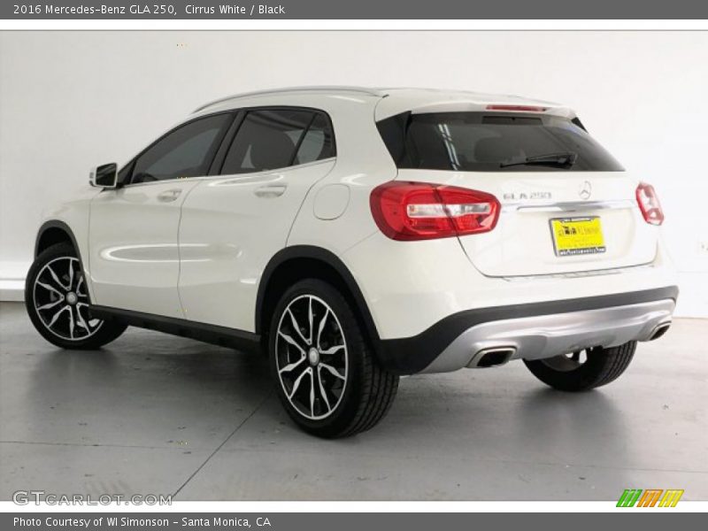 Cirrus White / Black 2016 Mercedes-Benz GLA 250