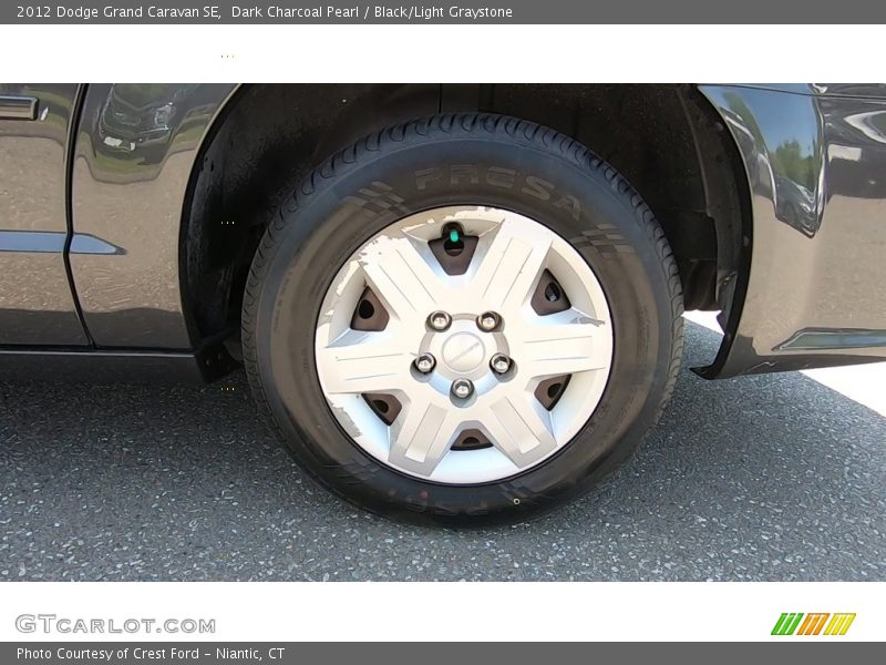 Dark Charcoal Pearl / Black/Light Graystone 2012 Dodge Grand Caravan SE