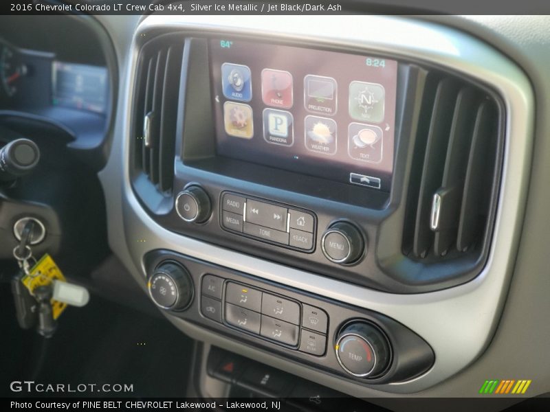 Silver Ice Metallic / Jet Black/Dark Ash 2016 Chevrolet Colorado LT Crew Cab 4x4