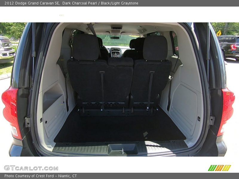 Dark Charcoal Pearl / Black/Light Graystone 2012 Dodge Grand Caravan SE
