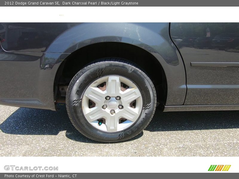 Dark Charcoal Pearl / Black/Light Graystone 2012 Dodge Grand Caravan SE