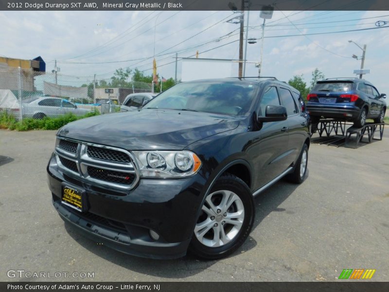 Mineral Gray Metallic / Black 2012 Dodge Durango SXT AWD