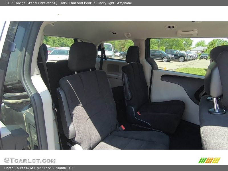 Dark Charcoal Pearl / Black/Light Graystone 2012 Dodge Grand Caravan SE