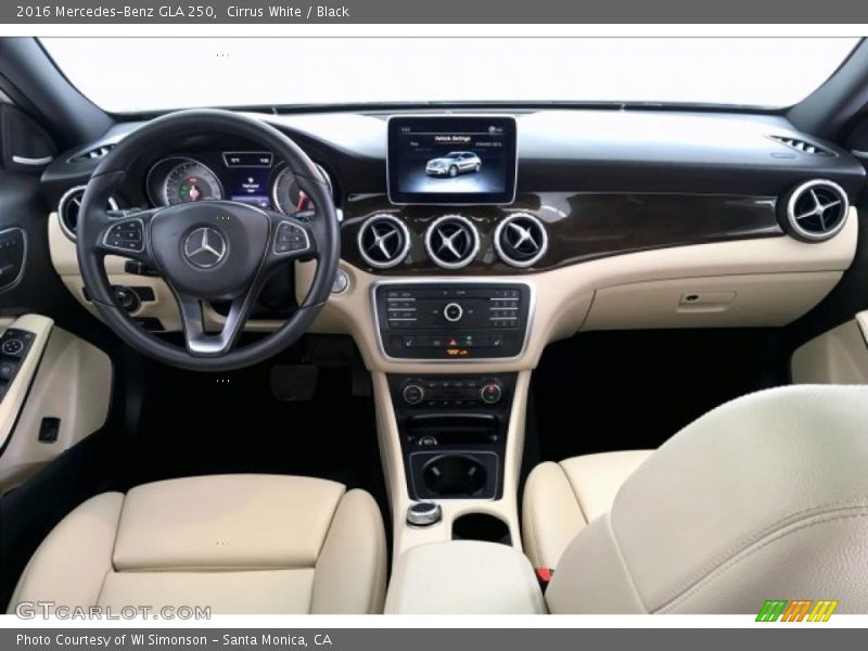 Cirrus White / Black 2016 Mercedes-Benz GLA 250
