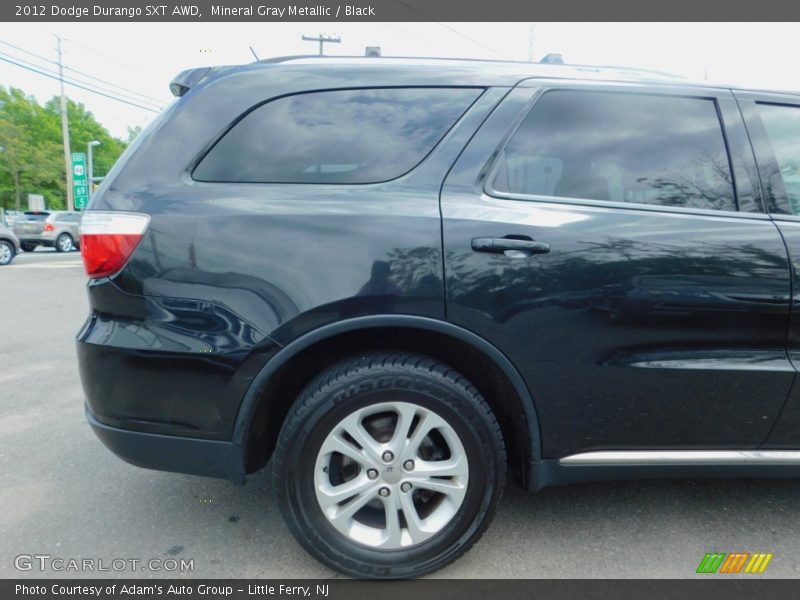 Mineral Gray Metallic / Black 2012 Dodge Durango SXT AWD